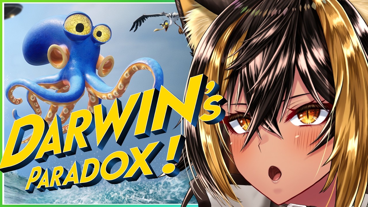 【 DARWIN’sPARADOX 】人類の運命を左右するらしい🐙⚡【猫小夜くろえ/VTuber】