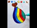 🌰💙💦🍋🍊🐦satisfying creative drawing #art  #satisfyingvideo #satisfying #video #viral #creative #shorts