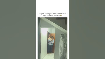 Imagine running for your life and this is the fastest you can run 😭