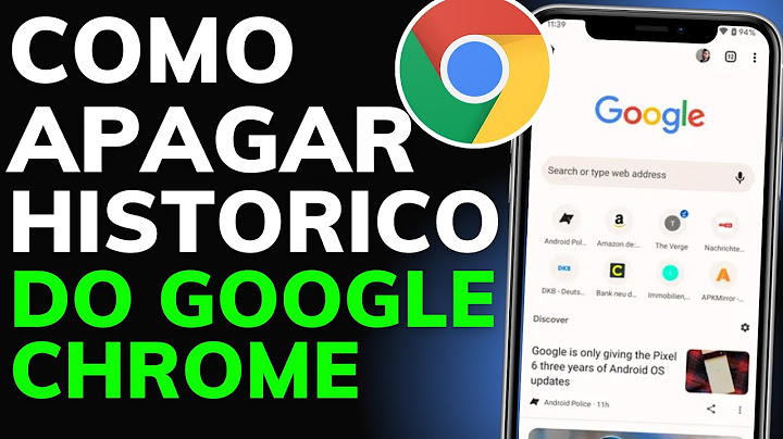 Como excluir o histórico de pesquisa do Google no celular?