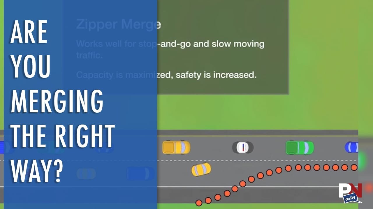 Drivers Who Merge At The Last Minute Are Doing It Right - YouTube