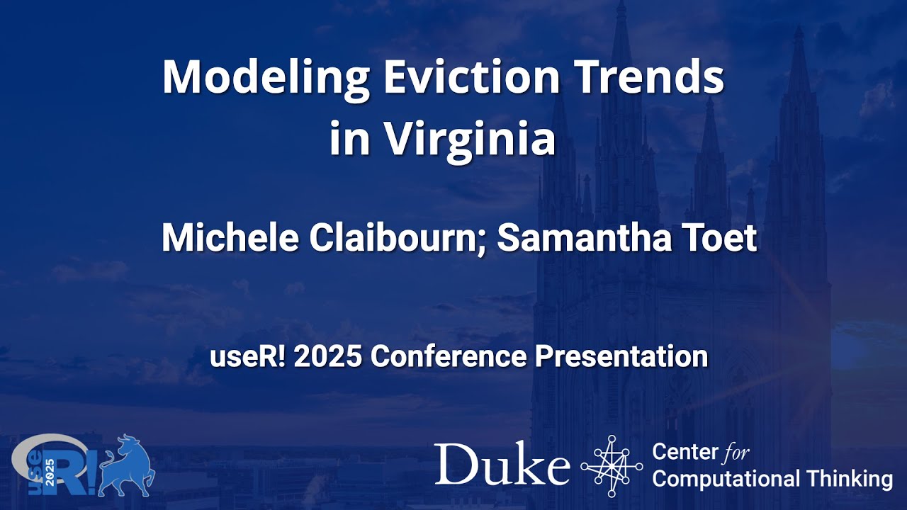 Modeling Eviction trends in Virginia - Samantha Toet