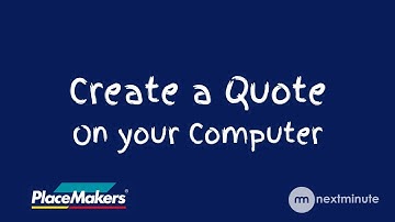 Create a Quote - PlaceMakers