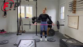 Floating Power Snatch onto Plates