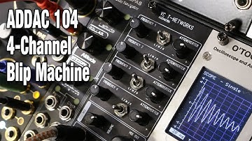 ADDAC 104 VC T-Networks Blip Machine - Full review