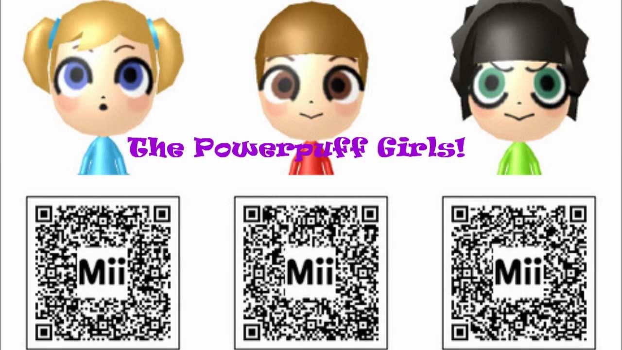 Mii qr codes pack 2. - YouTube.