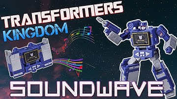 THIS IS SO GOOD! | Transformers Kingdom Core Class SOUNDWAVE Video Review