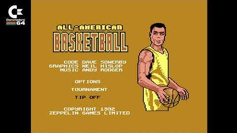 All-American Basketball (Zeppelin 1992) - C64 Loading Screen / Title Music / Main Menu Archive
