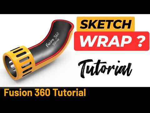 Fusion 360 Tutorial 265 - Sketch on Surface , Extrude, Revolve, Shell, Circular Pattern.