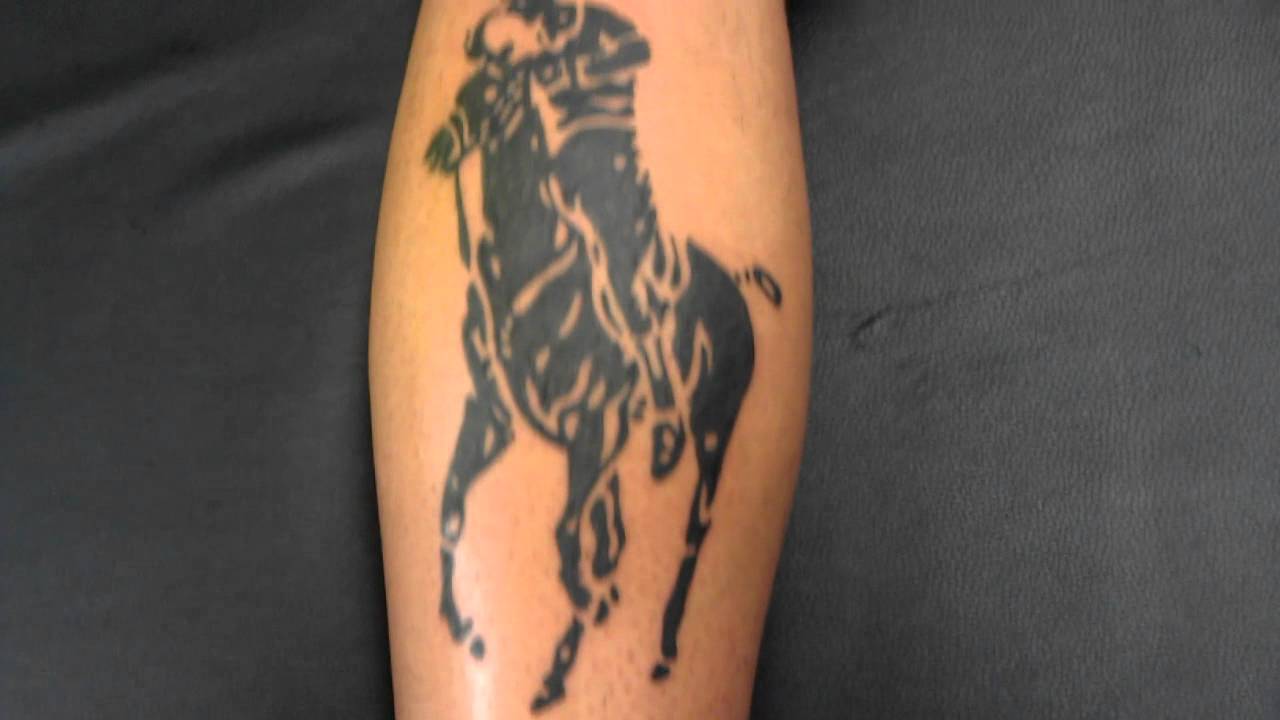 Polo horse tattoo by Echo - YouTube