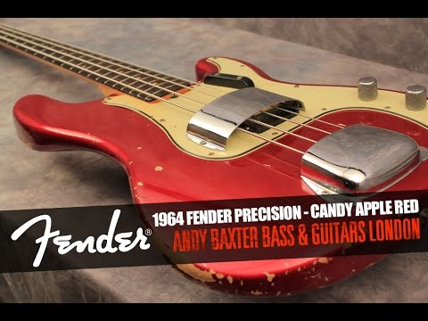 1964-fender-precision-bass,-candy-apple-red---andy-baxter-bass-&-guitars