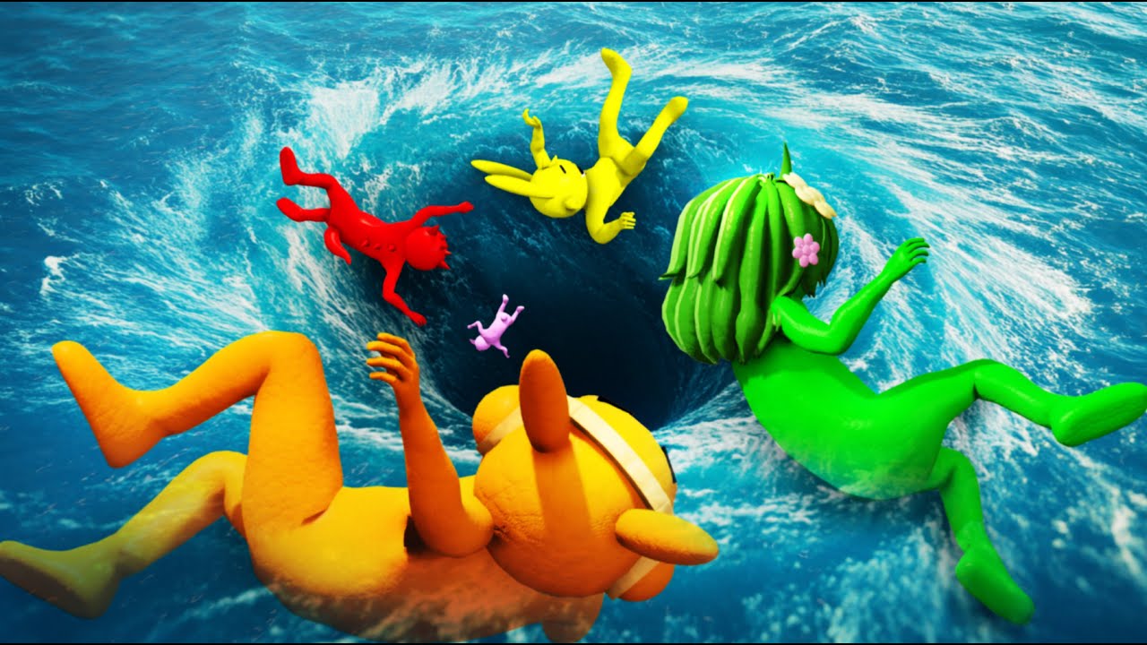 GTA 5 Incredibox Sprunki Squad Funny Whirlpool Ragdolling and Jumping