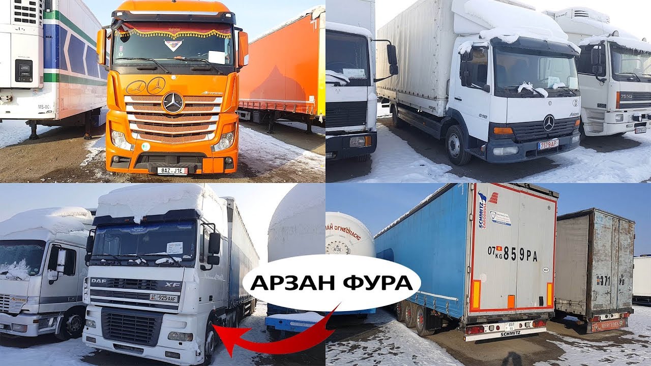 Камаз и фура