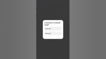 Thumbnail of is it the three second song?  #shorts