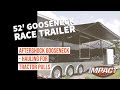 52 FT. Aftershock Gooseneck - Race Trailer - Impact Trailers
