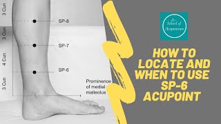 How to locate and to use acupuncture point SP-6 for musculoskeletal disorders screenshot 2