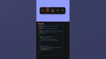 Stylish Tap Bar For Mobile JS  #coding #webcoding  #webdesign #programming #shorts #viralshorts