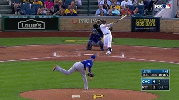 CHC@PIT: Cutch hammers a line-drive solo homer