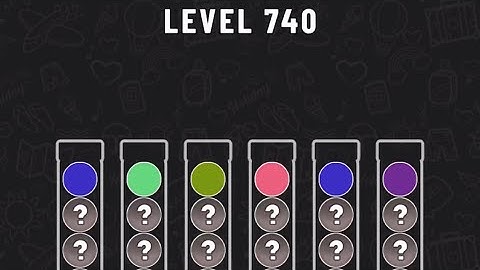 Ball Sort Puzzle Level 740 #ballsortpuzzle #ballsortpuzzlegameplay #puzzlegame #mobilegames