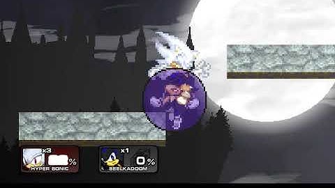 ssf2 hyper sonic vs seelkadoom