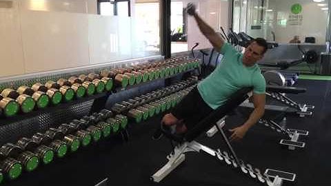 Side Lying Incline Lat Raises