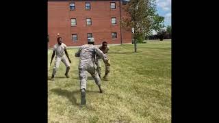 Air Force MSgt (E-7) vs 2  Airmen (E-4)  Football!!!