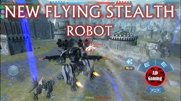 War Robots - New Flying Stealth Robot Ao Jun - Test Server Gameplay