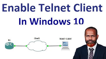 How To Enable Telnet Client In Windows 10
