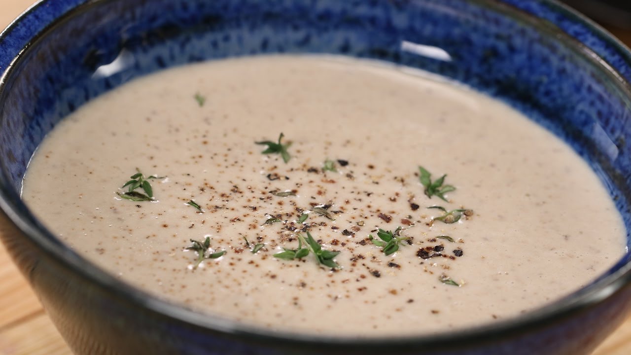 Mushroom And Brie Soup | Chef Sanjeev Kapoor | Sanjeev Kapoor Khazana