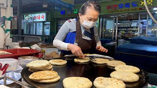 여기서 50년동안 호떡만 구웠지! 84세 호떡 할머니 / Grandma baking hotteok for 50 years / korean street food