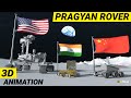 Pragyan space rover how it works  from chandrayaan 3 lunar lander