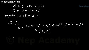 Grade 9(IX): #7 Set Operation Exercise, Compulsory Mathematics