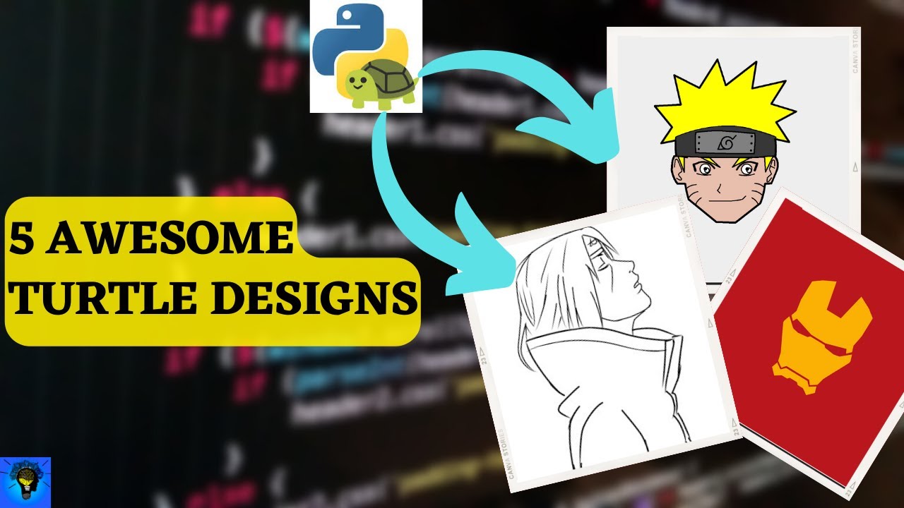 5 awesome python turtle designs |@factogyaan - YouTube