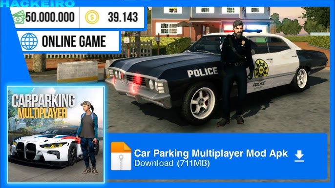 🔥CAR PARKING MULTIPLAYER MOD APK DINHEIRO INFINITO & TUDO