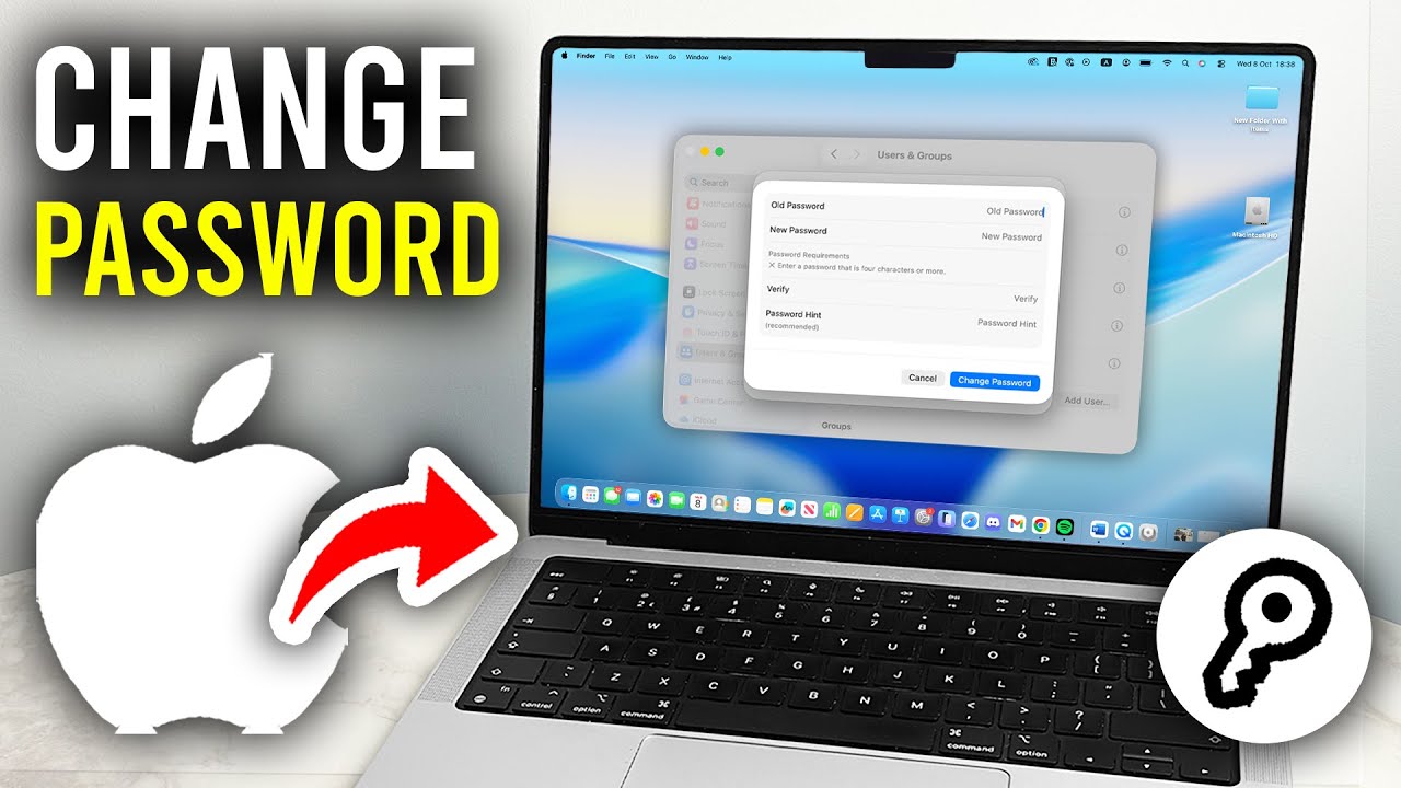 How To Change Password On Mac - Step By Step - YouTube