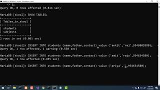 Celebrity SQL command DDL, DML, DQL Queries Wealth