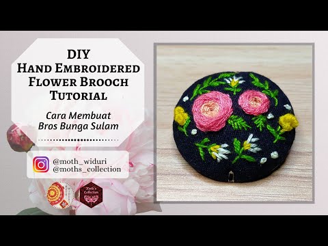 Video: How To Make A Flower Brooch