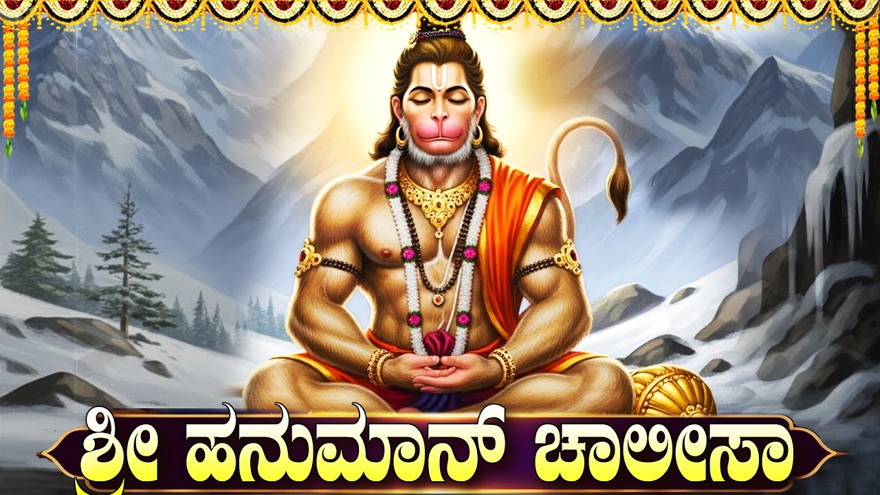 ಹನುಮಾನ್ ಚಾಲೀಸಾ | Hanuman Chalisa Kannada | Hanuman Bhakti Songs Kannada | Hanuman Bhakti Haadugalu