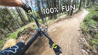 Ohn Line - Spaßigster Trail in der Bike Republic Sölden? | Toffer | Canyon Torque | Freeride Flo