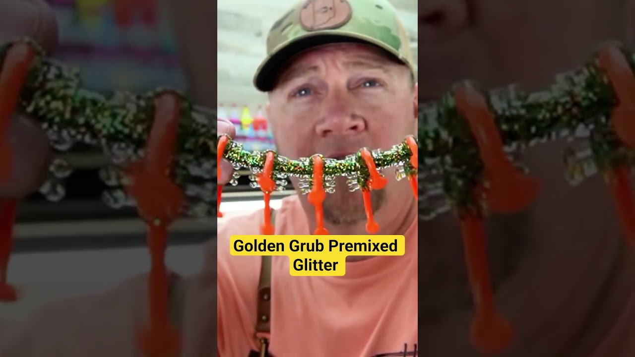 Golden Grub Premixed Glitter для рыбалки и изготовления наживок 