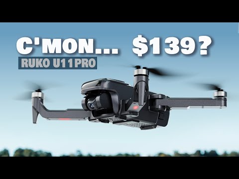 Drone Ruko U11 PRO - avec caméra 4k, premier drone débutant décent 50 –  RCDrone