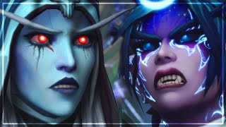 Sylvanas VS Tyrande Whisperwind Cinematic│Patch 9.1 Chains of Domination