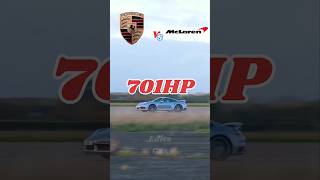 Porsche 911 😈800Nm vs McLaren 755HP+💀 #ytshorts #shots #dragrace