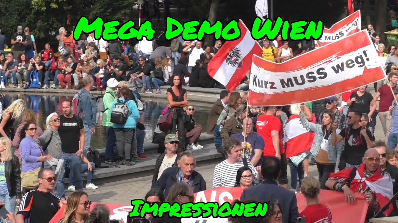 MEGA DEMO WIEN am 2. Oktober 2021 - IMPRESSIONEN