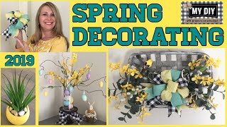 Spring decorating ideas 2019 | Tobacco basket decor | EASY!!