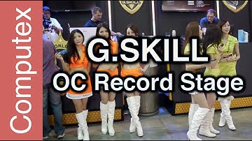 G.SKILL OC Record Stage at Computex 2014