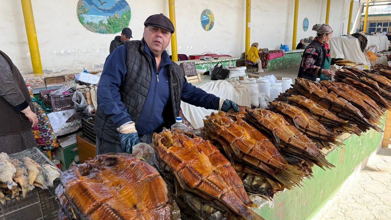 Как  Узбеки Жарят Рыбу!Каракалпакстан.Узбекистан.