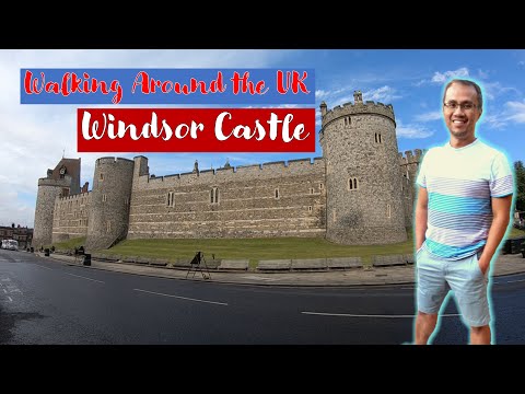 Walking Around the UK ~ Windsor Castle  ~ Inggris I Jalan jalan dan Melihat Kastil Windsor SEPI