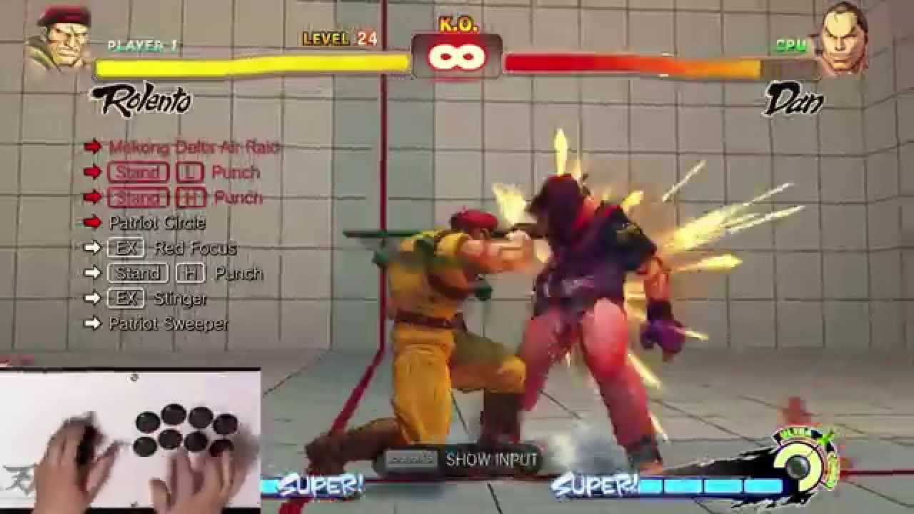 Sf4 Rolento Ultra Street Fighter 4 Trial Mode - Rolento (1080p 60fps) - YouTube