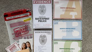 Can You Solve the Case? Murder Mystery Game Unboxing